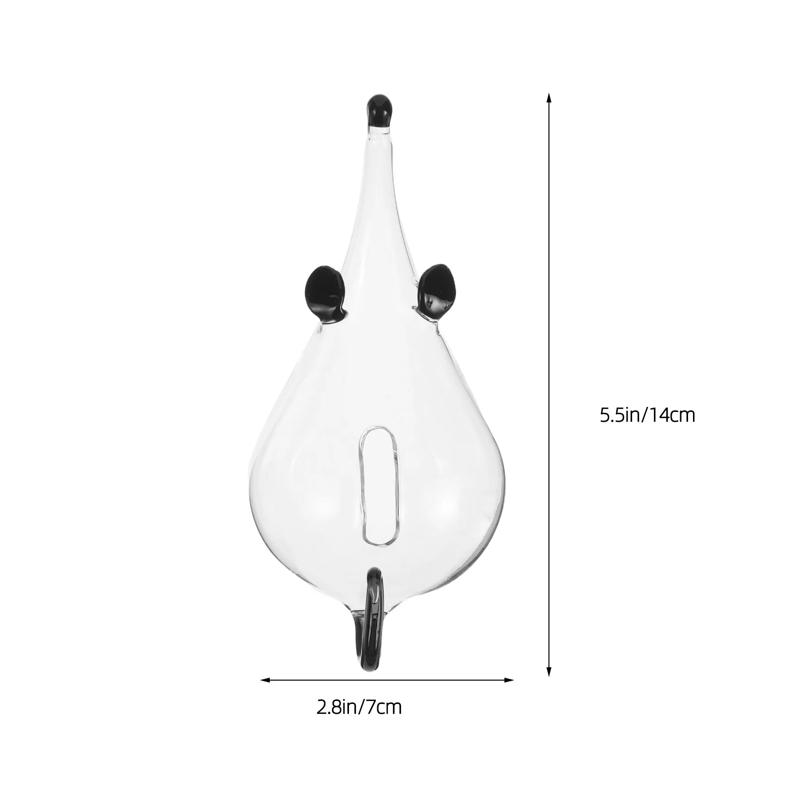 Glass Money Jar For Home Office Decor Christmas Stocking Fillers Clear Mouse Shaped Piggy Shockproof