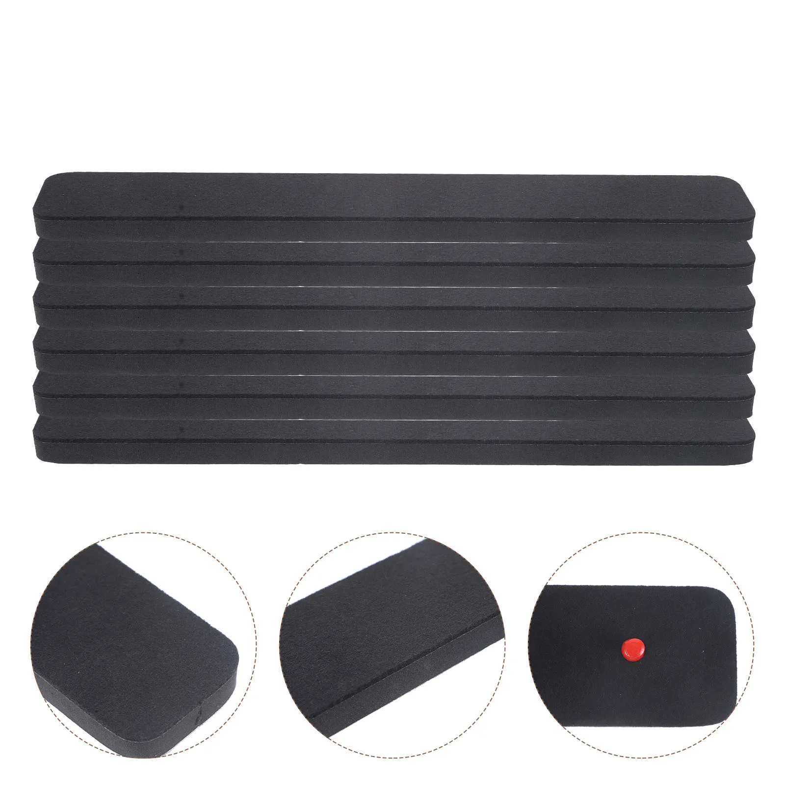 1Set Felt Bulletin Board Strip Simple Design Easy Install Wall Board for Photos Notes Schedules Classroom Pin Boards Memo