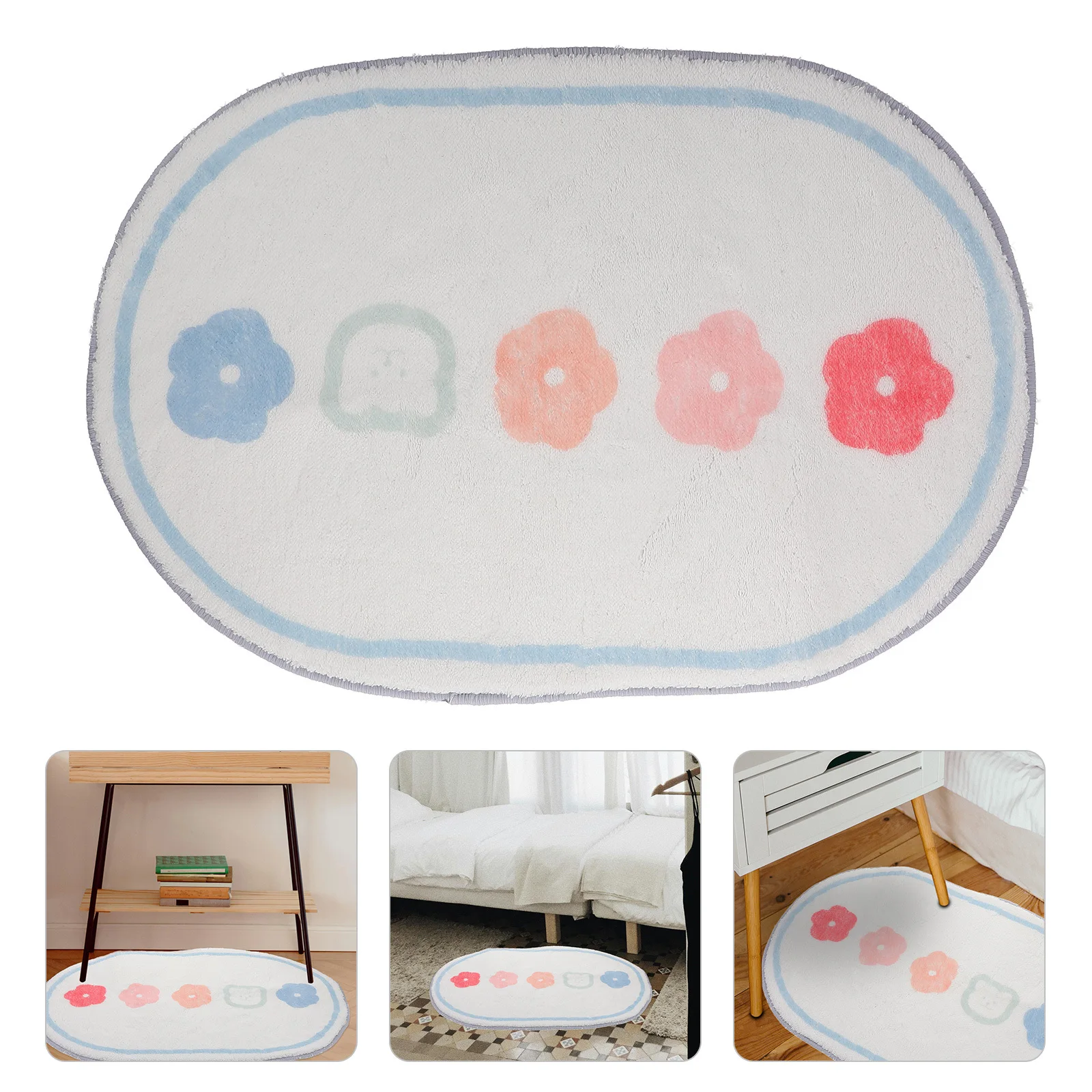 

Cartoon Baby Play Mat Soft Nursery Rug for Girls Bedroom Playroom Kids Room Decoration Bath Mat Trendy Rug Rugs for Bedroom