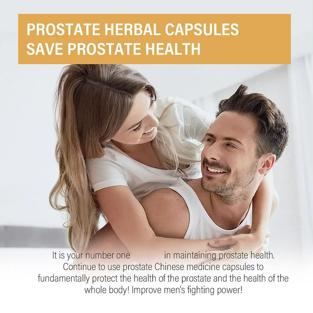 7pcs Prostate Herbal Capsules For Man Relieve Male Prostatitis Discomfort Body Care Capsules Personal Health Care