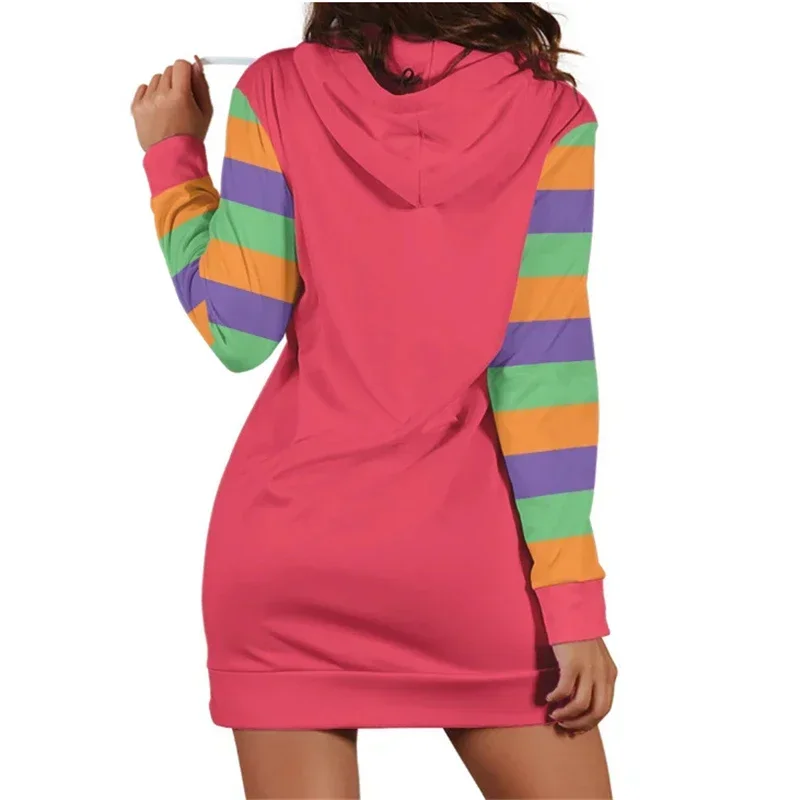 أنيمي الجاذبية يقع تأثيري حلي مابل باينز الكبار للجنسين هوديي سترة طويلة عارضة البلوز هالوين الزي