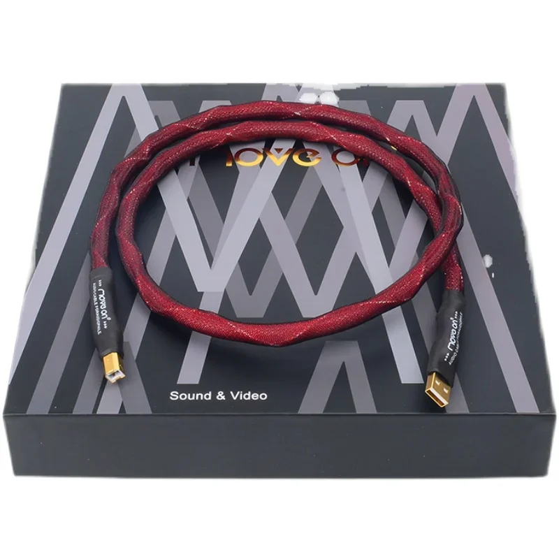 

Ultra-Purity 4N Silver MoveonHIFI GT-900 DAC/USB Audio Cable: Dual-Interface Type-C OTG & USB-A to B for Hi-Fi Systems