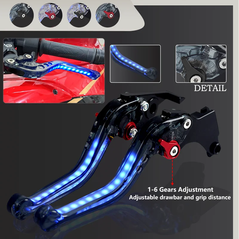 

High Quality Motorcycle CNC Adjustable Always On Signal Turn Light Short Brakes Clutch Handle Bar Levers For H2/H2R 2015-2017