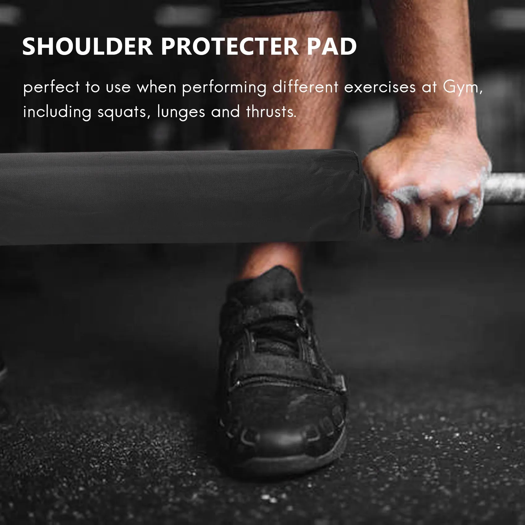 【Supernew】Barbell Squat Pad Neck Shoulder Weight Lifting Cushion Ergonomic Back Protective Pad Fit For Standard Bars