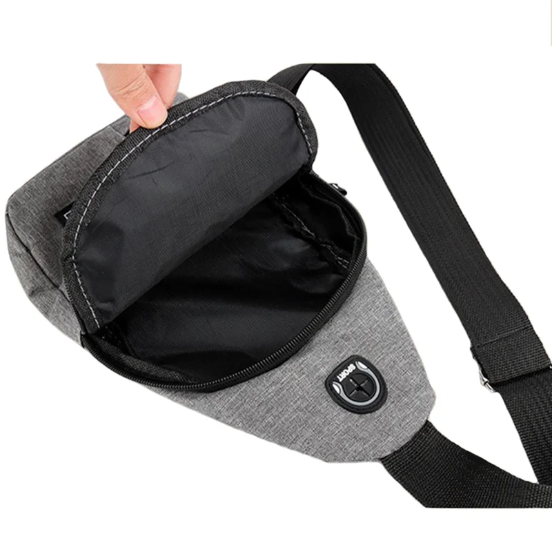 Fashionable and Trendy Lightweight New Men Shoulder Bags Chest Bag Multifuncional Crossbody Bags Travel Sling Bag