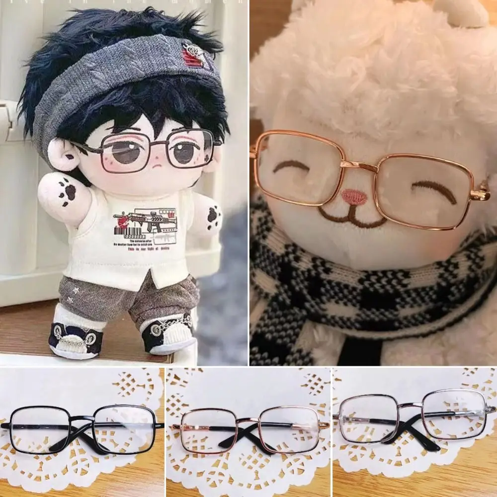 8.5CM 8.5CM Glasses Trend Rectangle Multi Color Doll Accessories Toys Miniature Eyeglasses for 20CM Doll