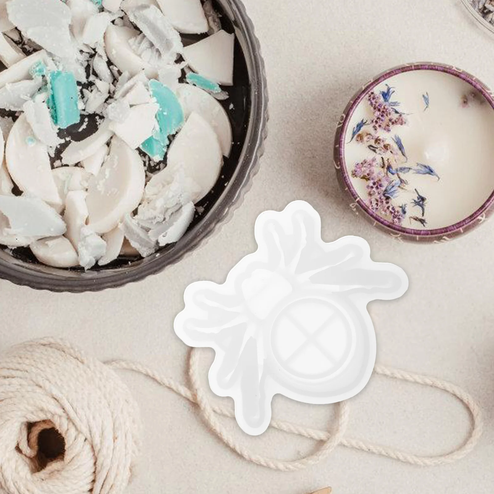 

DIY Halloween Spider Holder Mold Silicone Resin Casting Molds for Party Decor Stand Mold Reusable Molds