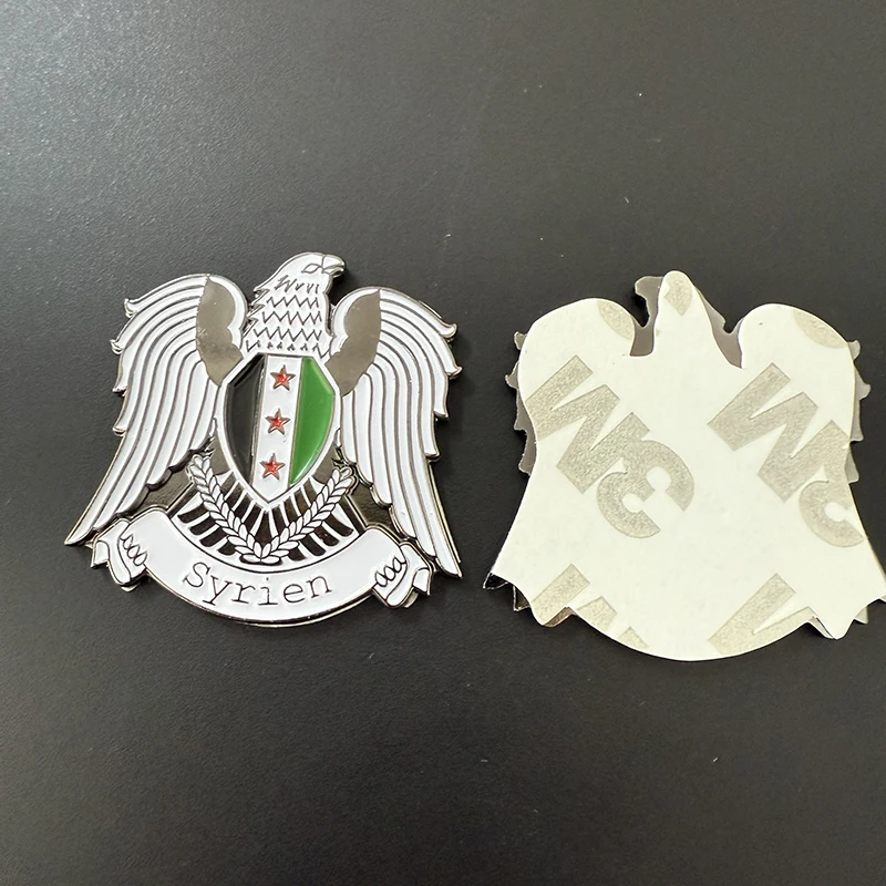Syria Mobile Phone 3M Sticker Badge Metal Pin Broooches Pins