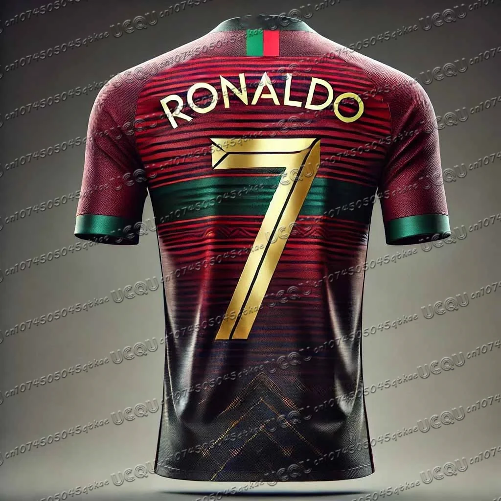 

Разработанный футбольный трикотаж CHATGPT с 3D принтом No 7 Ronaldo для мальчиков, футбольная тренировочная мужская спортивная дышащая футболка с короткими рукавами