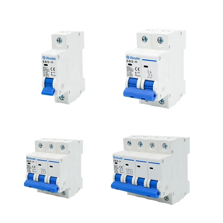 O interruptor impermeável da C.C. de MCB, esperto, TUV, CE, IEC certificou, 2P, 500V, 10A, 16A, 32A, 40A, 63A