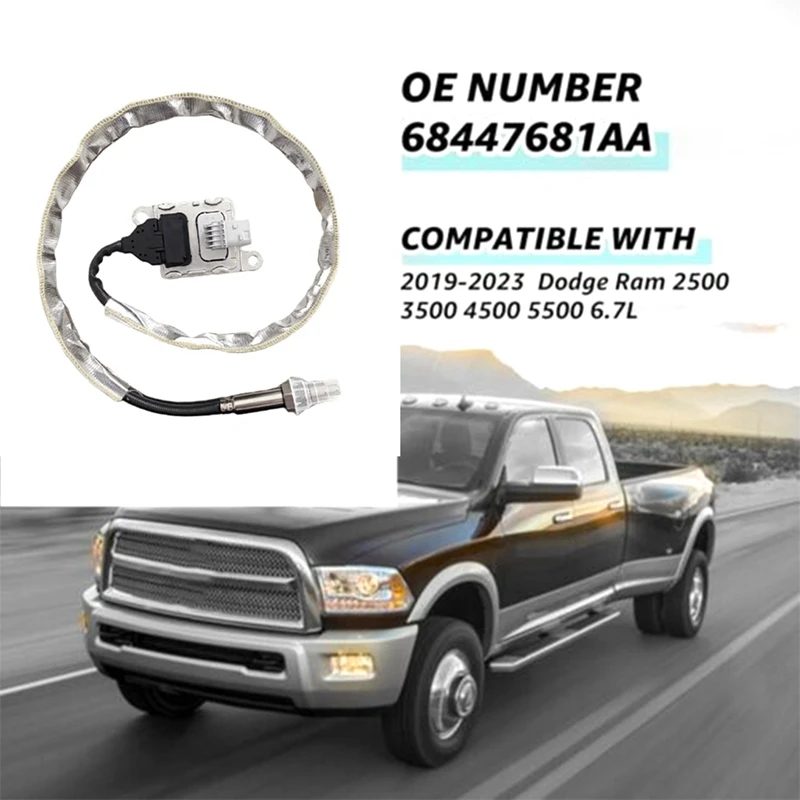 New Nitrogen Oxide Sensor For Dodge RAM 2500 3500 Mopar 2019-2022 68447681AA Replacement Parts Accessories