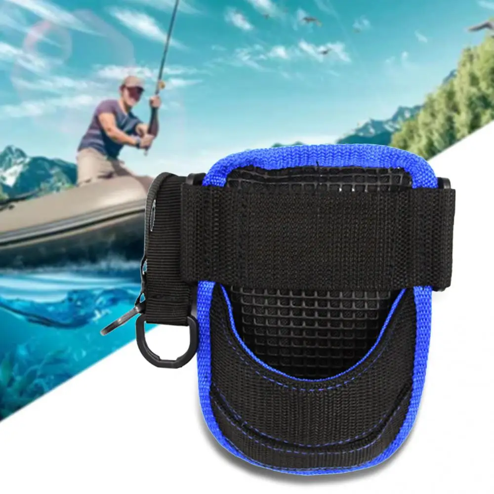 Boat Sea Fishing Rod Waist Belt Mat Oxford Fabric Belly Pole Stand Holder Pad