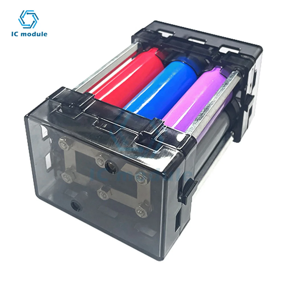 DIY Energy Storage Kit 18650 21700 Battery Holder Case Box Bracket Slot PC Plastic Material Support 6P 8P Splicable No Soldering