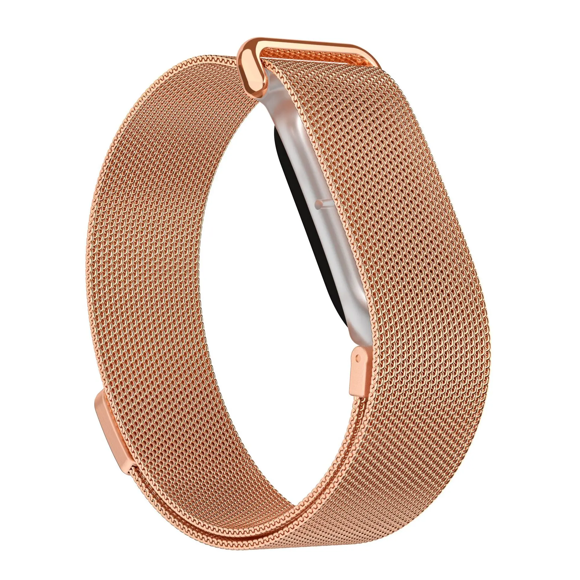 Magnetisches Milanaise-Armband für Google Fitbit Air, Edelstahl, verstellbares Ersatz-Uhrenarmband, mehrere Farben – Detail 6