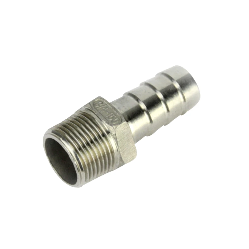 KegLand Stainless Hose Barb 20MM X 3/4 INCH BSP Male Tube Connector Beer Home Brewing