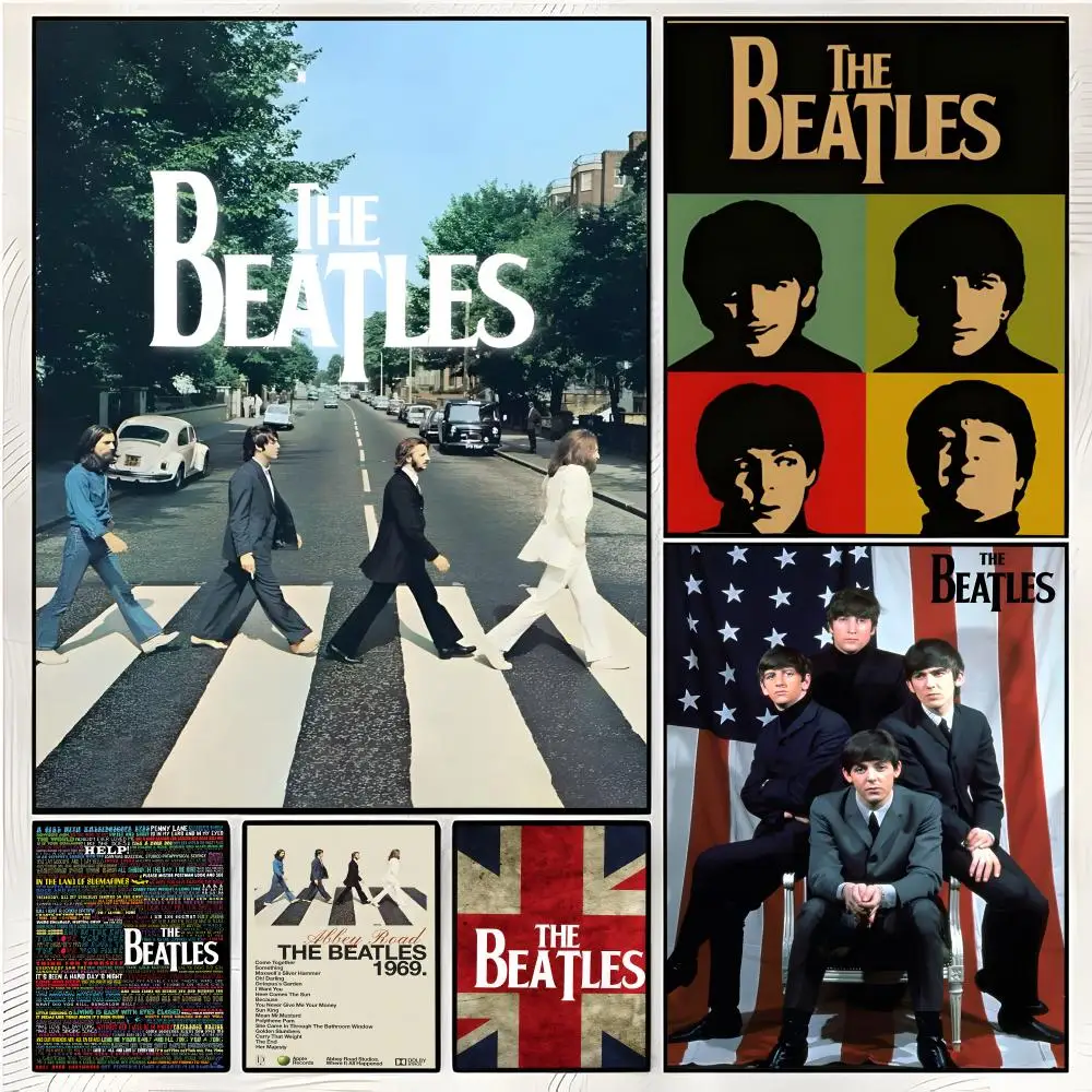 classic rock T-The Beatles Poster Superior Home Space Pub Indoor Decorative Art & Home Decor