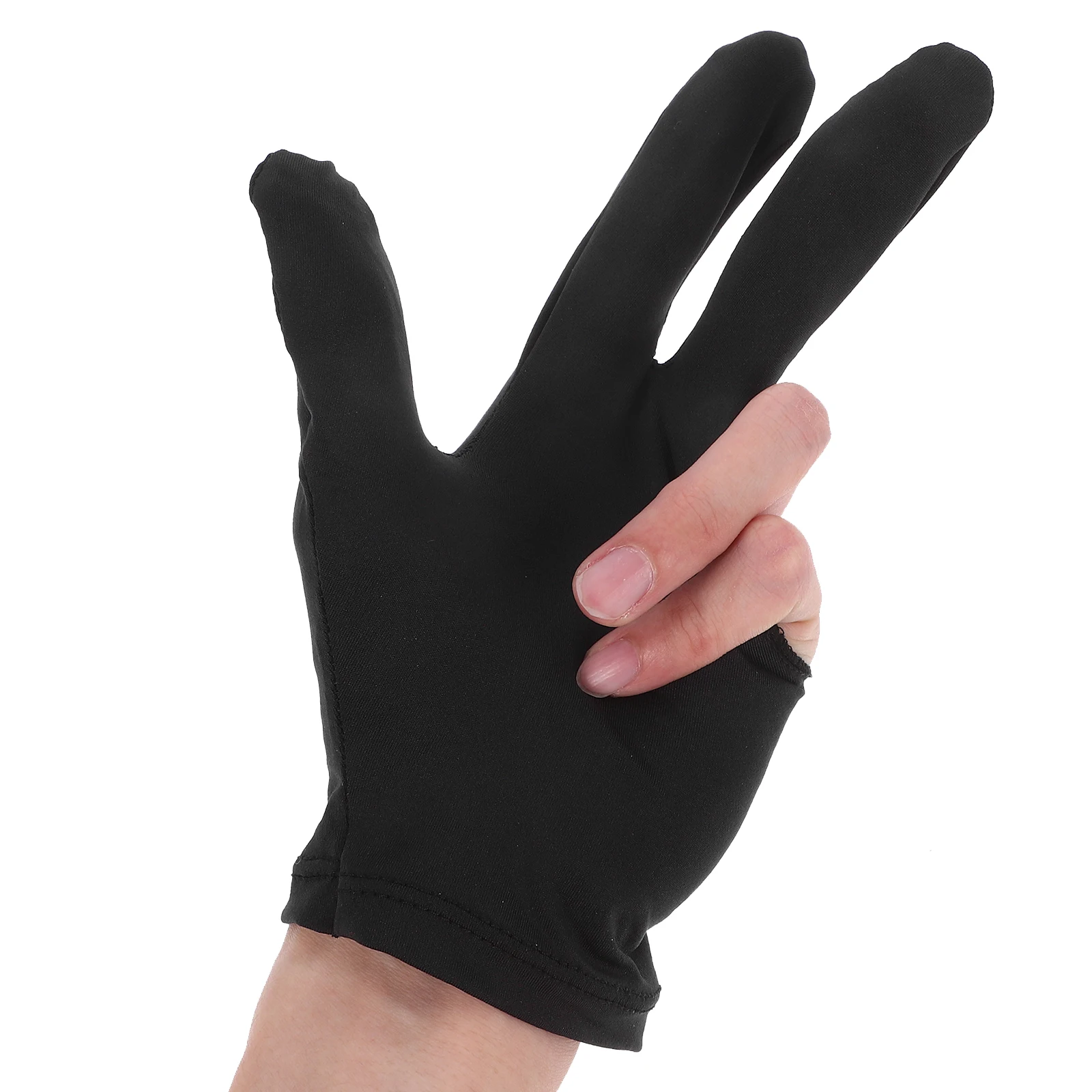 

12pcs 3 Finger Pool Gloves for Billiards Snooker Right Left Hand Elastic Breathable Material Men Women Accessory Durable