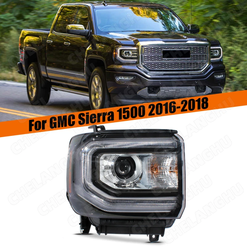 

Right Side Front Lamp Headlight For GMC Sierra 1500 2016 2017 2018 DRL Car Accessory GM2503453U 84228370