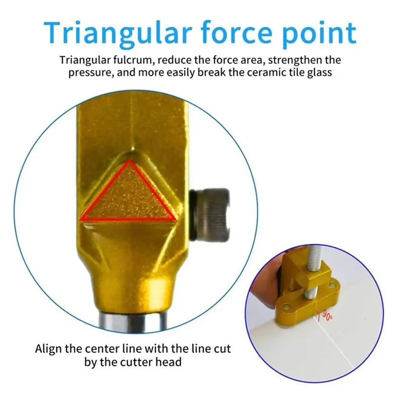 [NEWA64Z!】 Glass Cutting Tool Kit 2-In-1 Featuring Glass Cutter And Breaking Pliers For , Mirror Tile Glass Breaker