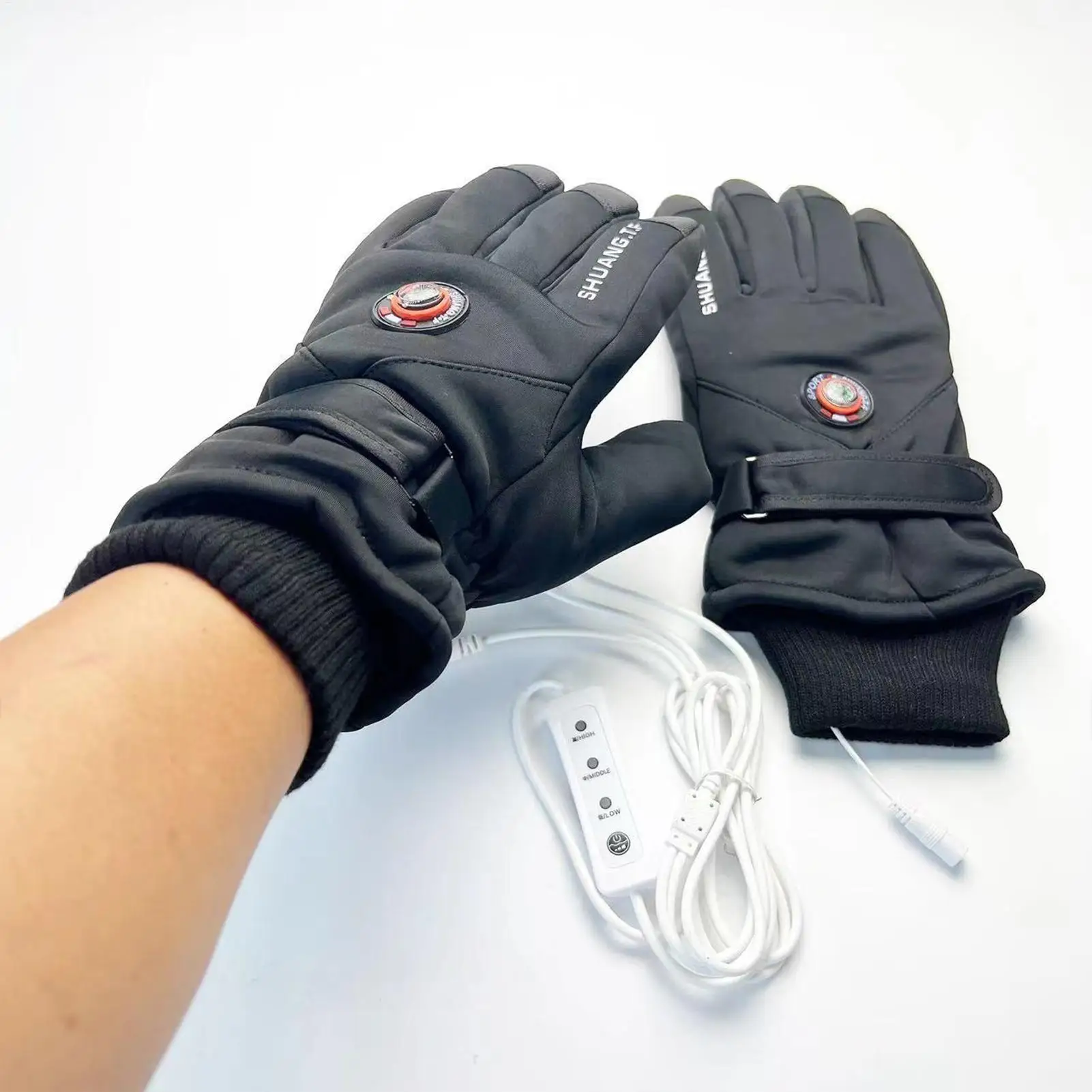 Heated Gloves Heating Mittens Touchscreen USB Heated Gloves For Men Women Outdoor Activities Sports Cycling Skiing Motorcycle