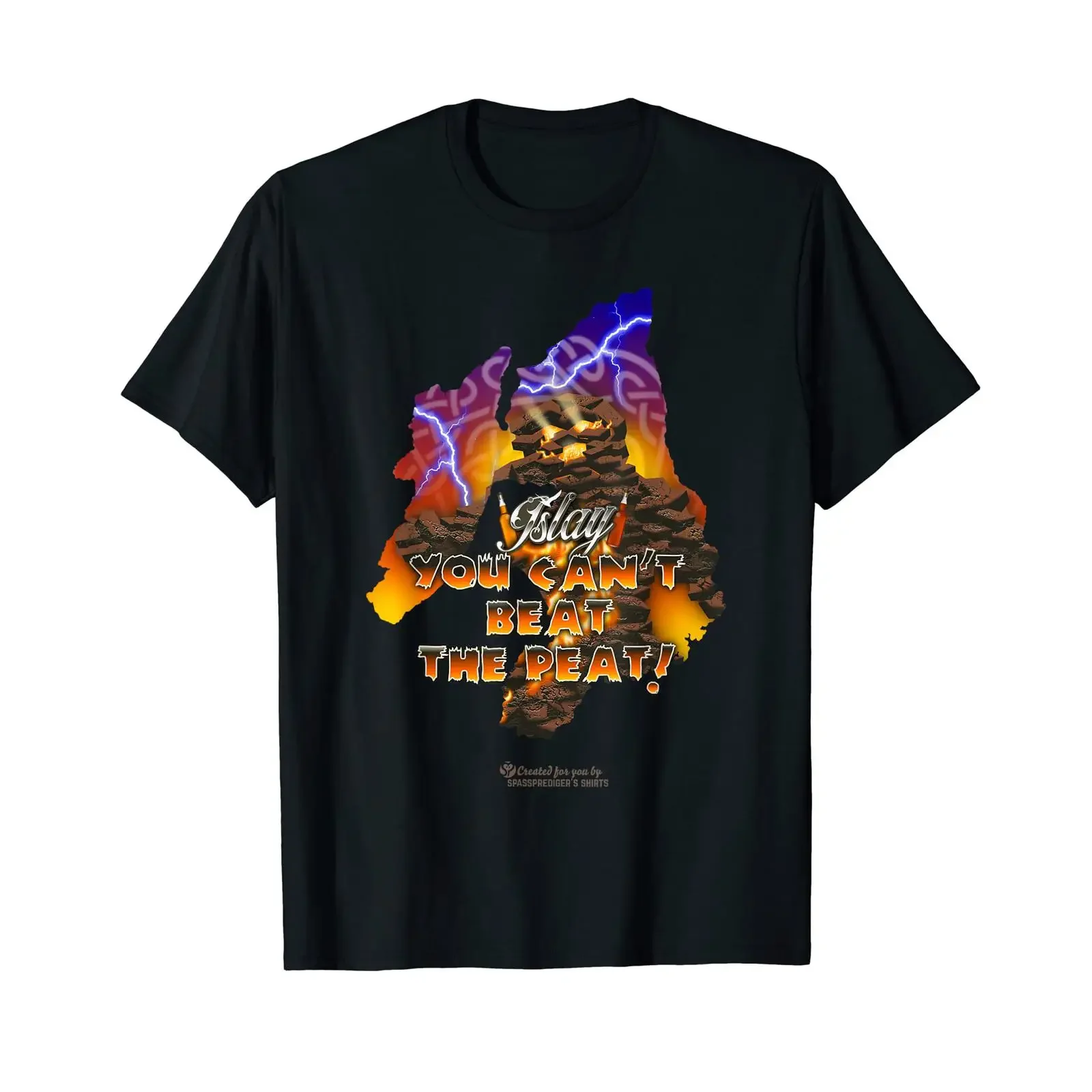 Whisky Islay Peat Slogan Monster Bottles of Malt T Shirt black vintage Washed streetwear Comfortable Unisex Slightly Stretched