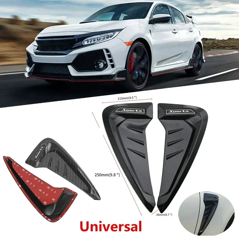 Rhyming Side Fender Vent Sticker Shark Gills Trim Molding Fit For BMW E90 E60 F40 F52 X Series X5 F15 X5M F85 With Sport Logo view 2