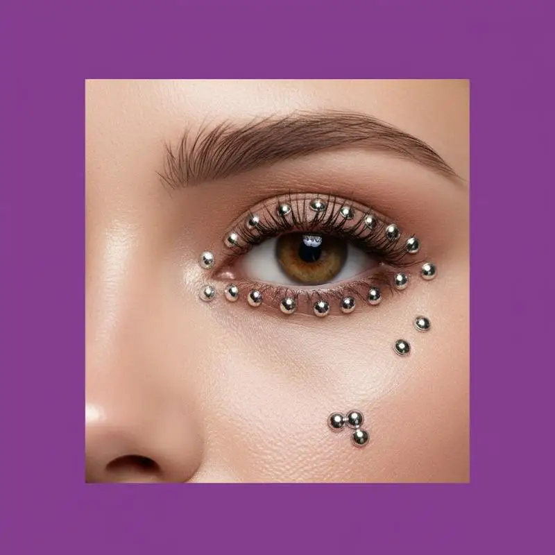 180PCS Sparkly Crystal Nose Studs Fake Stick On Body Gems Non Piercing Rhinestone Lip Jewelry DIY Face Art Festival Accessories