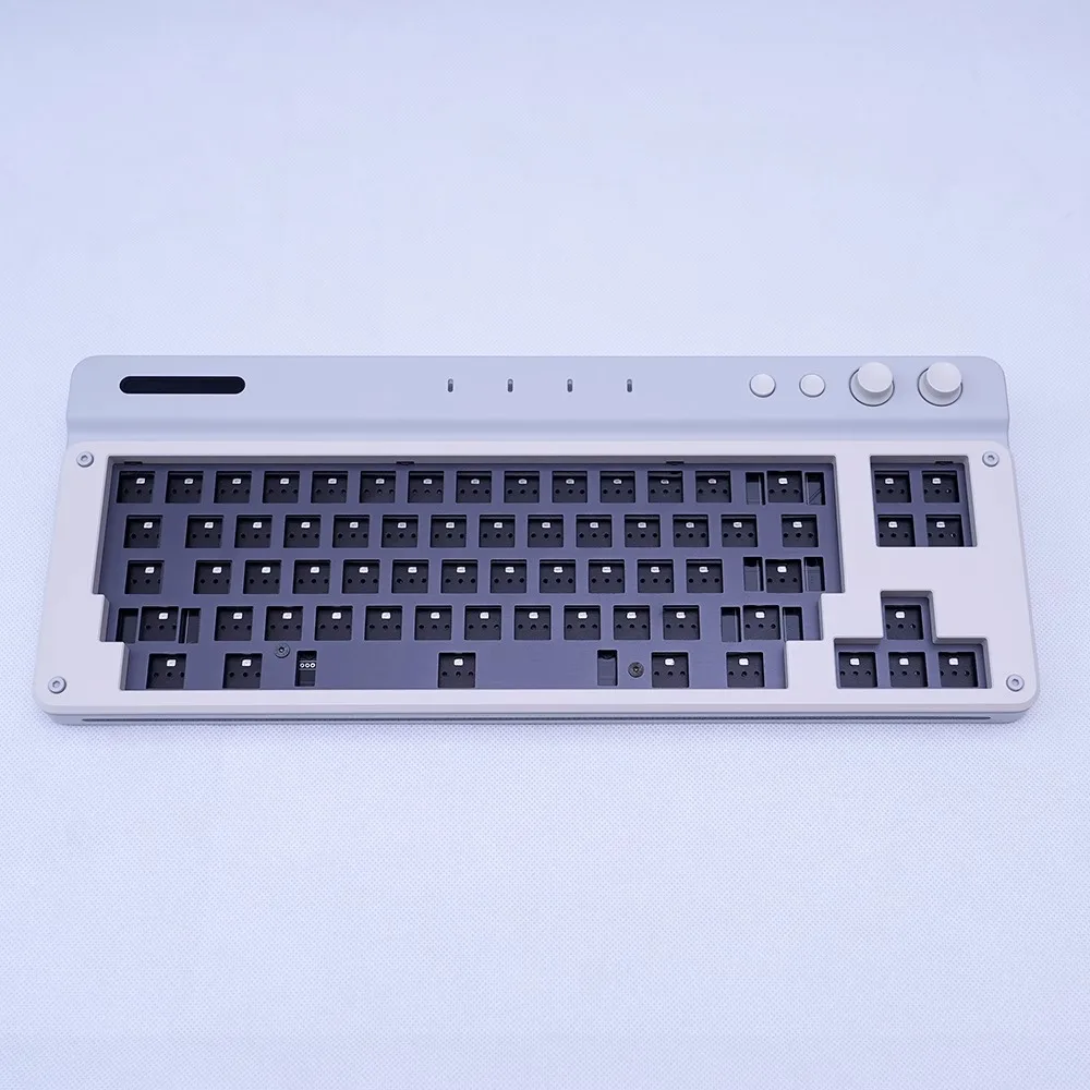 

Комплект механической клавиатуры TACWORKS T2, проводная прокладка типа C, ручка RGB с возможностью горячей замены, изготовленная на заказ 65% алюминиевая офисная игровая клавиатура с ЧПУ, подарок