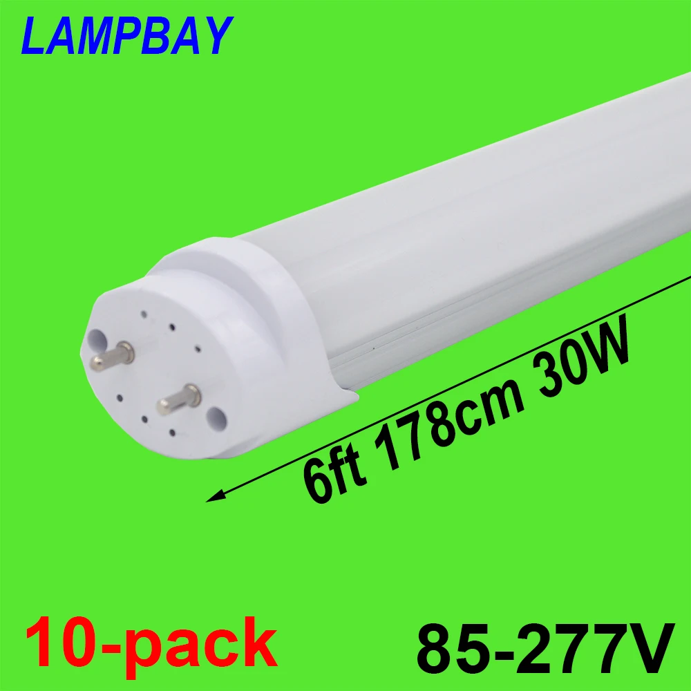 

LED Tube Bulb 6ft 178cm 30W 3400LM 70" T8 G13 Bi-Pin Retrofit Fluorescent Light Bar Lighting Warm/Natural/Cold White Lamp