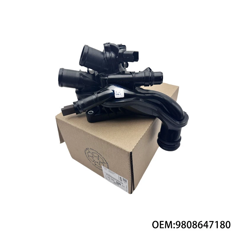 

9808647180 Для Peugeot 208 308 3008 5008 CitroenC3 C4 C5 C3XR DS3 DS4 DS5 Picasso 1,6 THP новый оригинальный корпус термостата охлаждающей жидкости