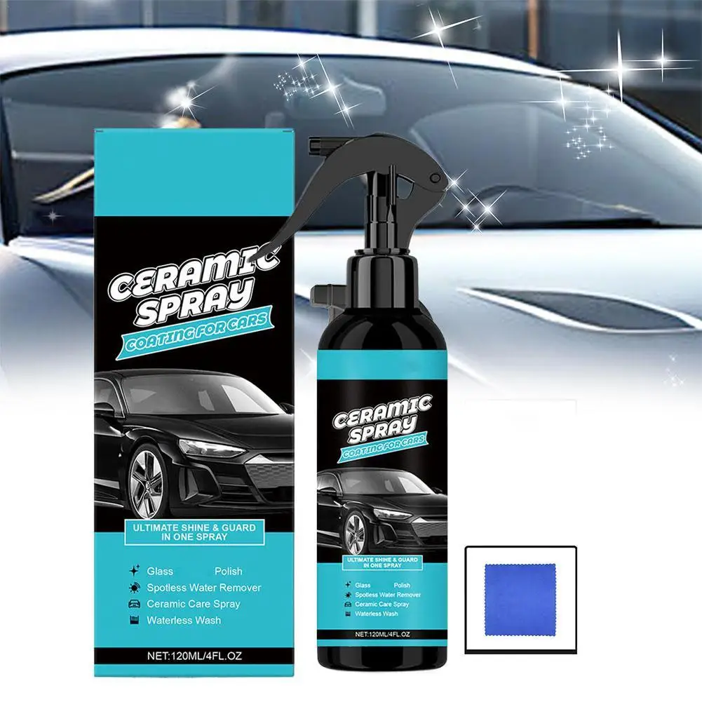 

Спрей для автомобильного керамического покрытия, очиститель автомобильного зеркала, пятновыводитель, не повреждающий материал, спрей для ухода за краской, уход за краской, блеск