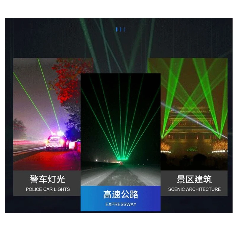 520nm 530nm 1W Bird Driving Laser Module 1000mw Green Landmark High-speed Lights
