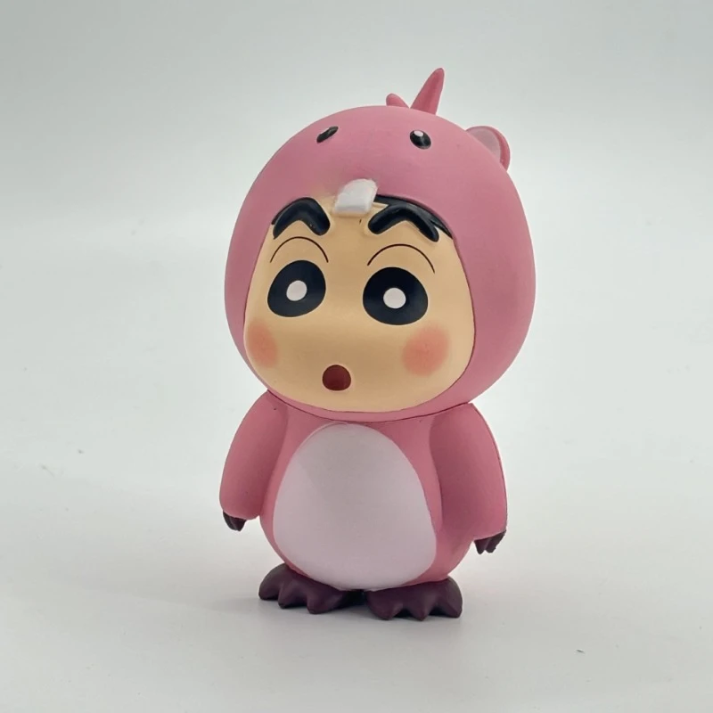 Crayon Shin-chan Cos Beaver Anime Figurine Car Decoration Model Toy for Friends or Children Gifts