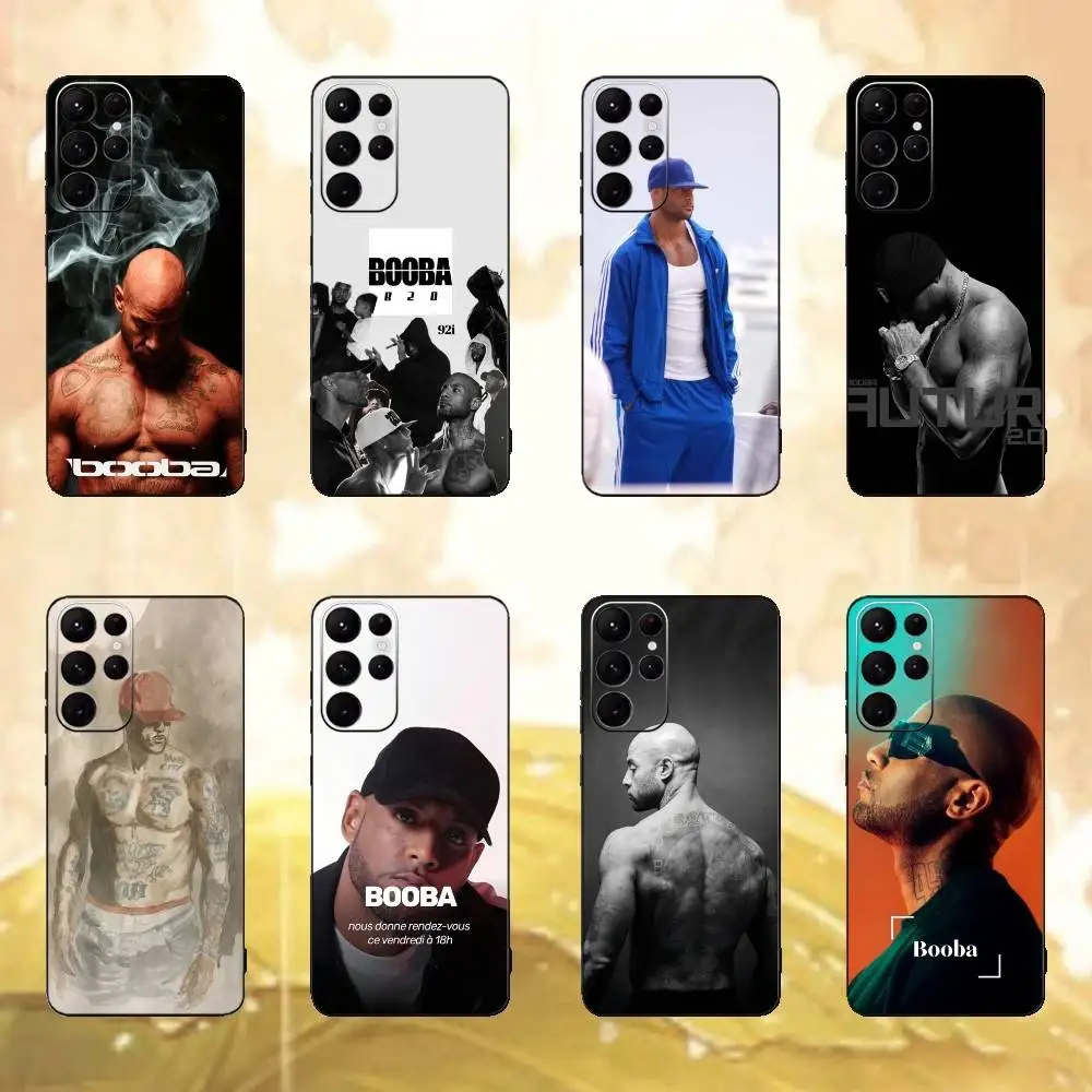 

Booba singer b2o 92i Phone Case For Samsung S25,24,23,22,30,21,10,9,Ultra,Plus,Lite Soft Black Case