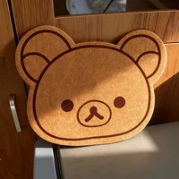 1/2Pcs Cute Bear-Shaped Pin Display Board 0.5-Inch Thick Cloud Rubber Board,Wall-Mounted Bulletin Board for Office, Letter Board 2