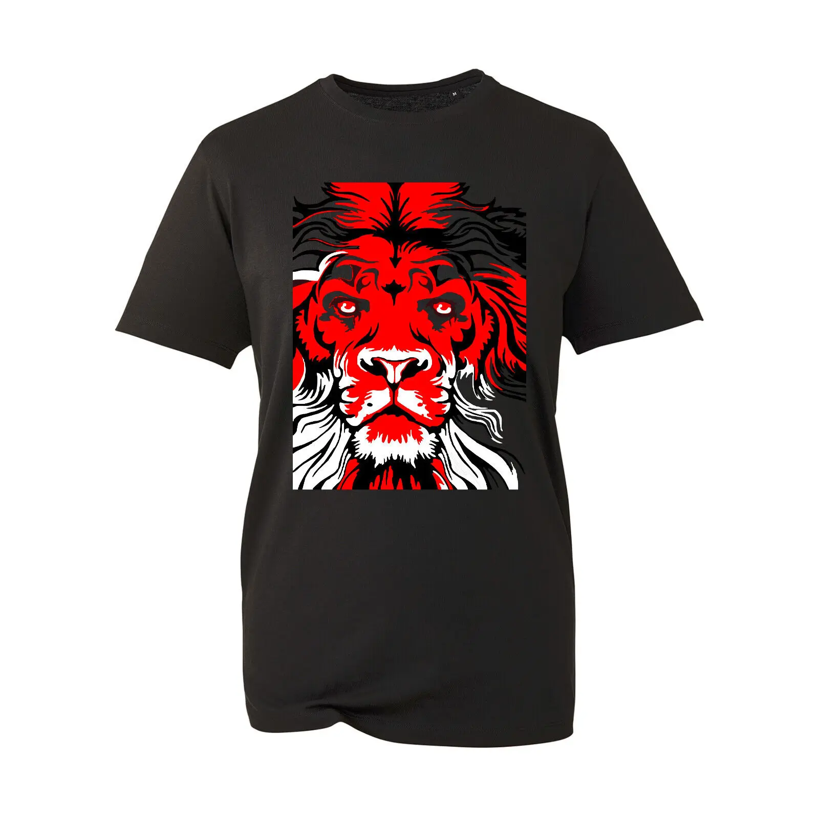 Camiseta con eslogan de la bandera de Inglaterra para hombre, Camiseta con estampado de León, Cruz inglesa, fútbol, RUGBY, TE