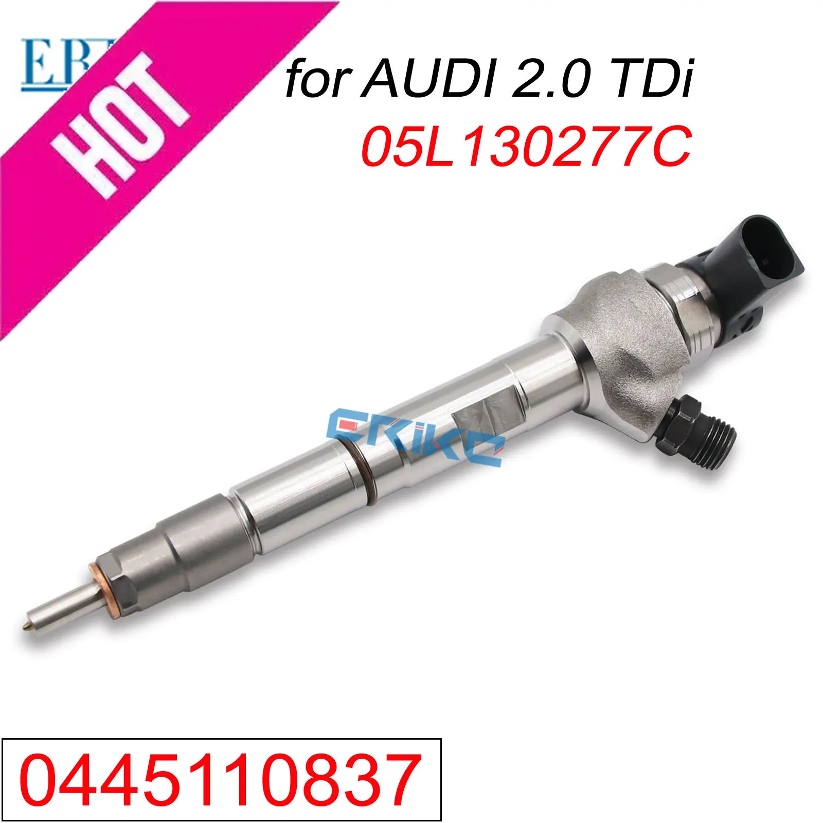 

0445110837 0 445 110 837 Diesel Engine Nozzle 0445 110 837 for AUDI 2.0 TDi 05L130277C Common Rail Injector Assembly