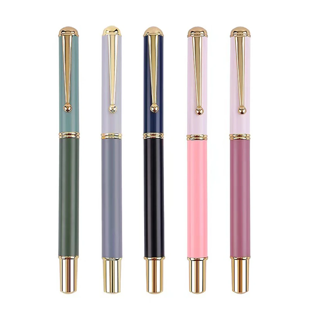 20Pcs Professional Business Fountain Pen 0.5mm Luxury Brand Office Ink Pen for Writing School Student Stationery Calligraphy Pen