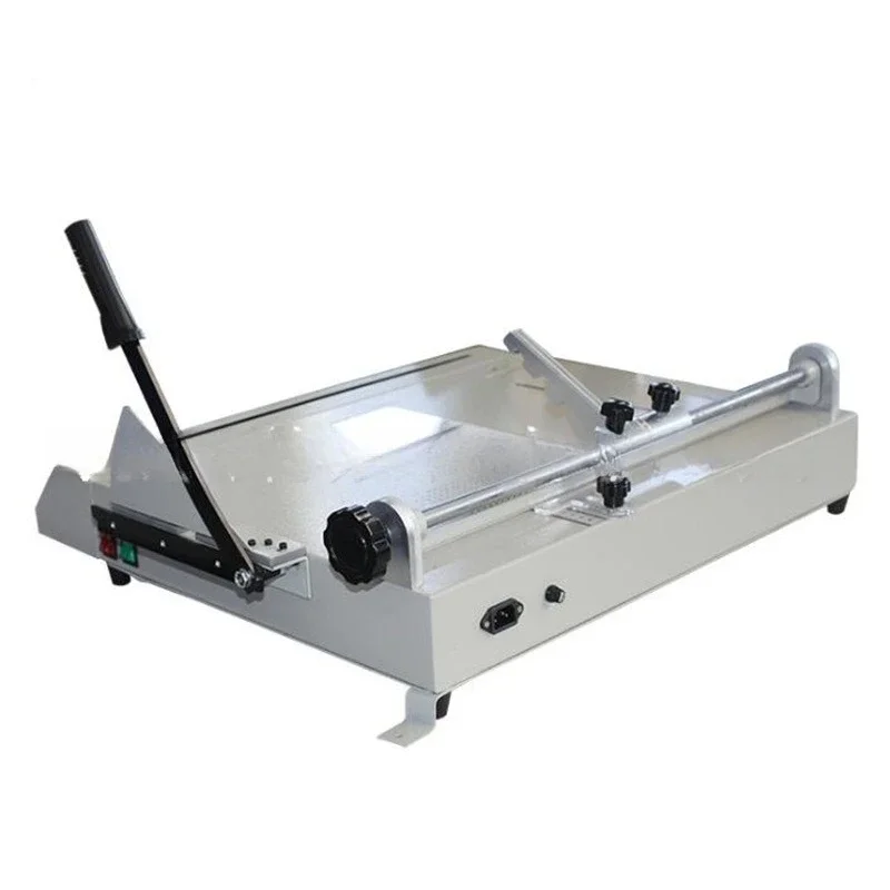 A4 hardcover book shell machine corner cutting hemming hardcover grooving function