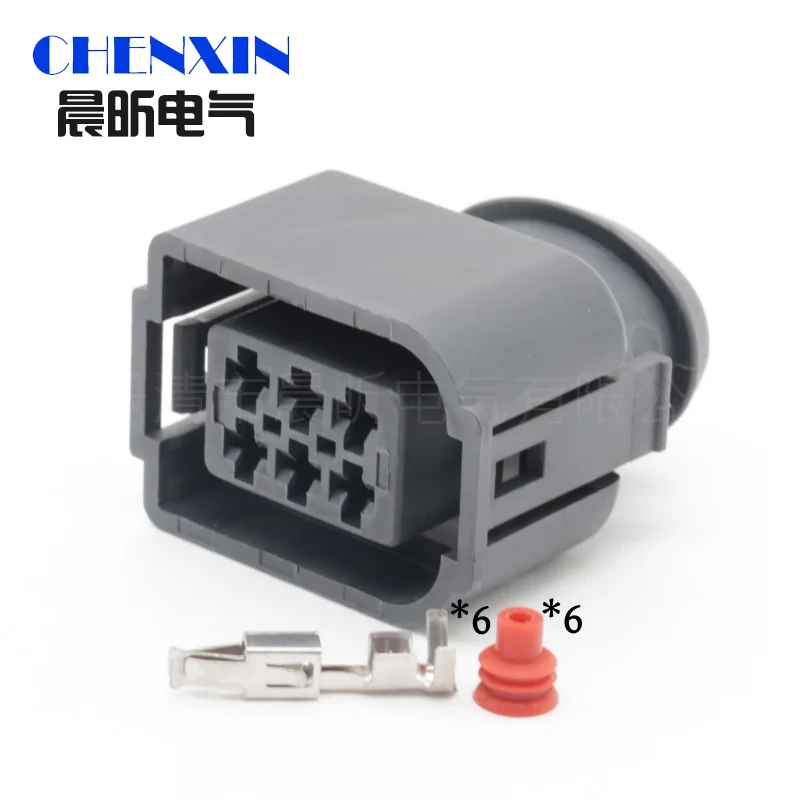 car accessory 1 Set 6 Pin 3B0959384 3B0 959 384 3.5mm Car Wire Socket Auto Sensor Wiring Waterproof Plug AC Assembly