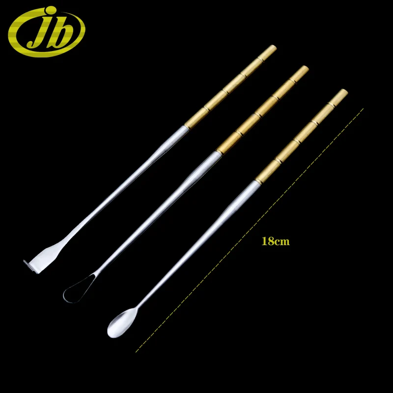 Medical curet titanium alloy 18cm stainless steel surgical operating instrument armpits curet stripper