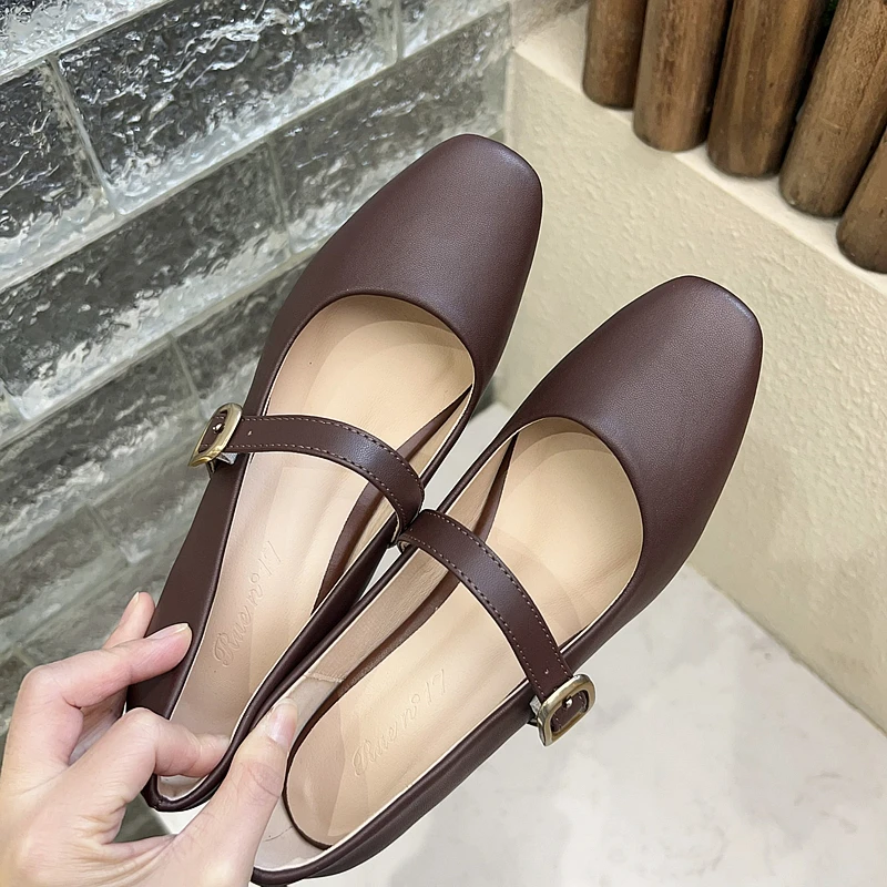 2026-new-retro-sle-mary-jane-thi-heel-medium-heel-women's-leather-commuter-ballet-oe-small-size-slip-on-faion-single