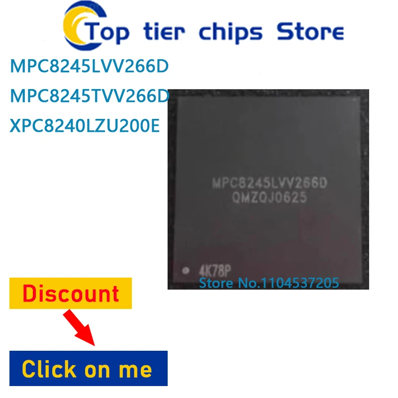 

1~5PCS/LOT MPC8245LVV266D MPC8245TVV266D XPC8240LZU200E BGA 100% NEW
