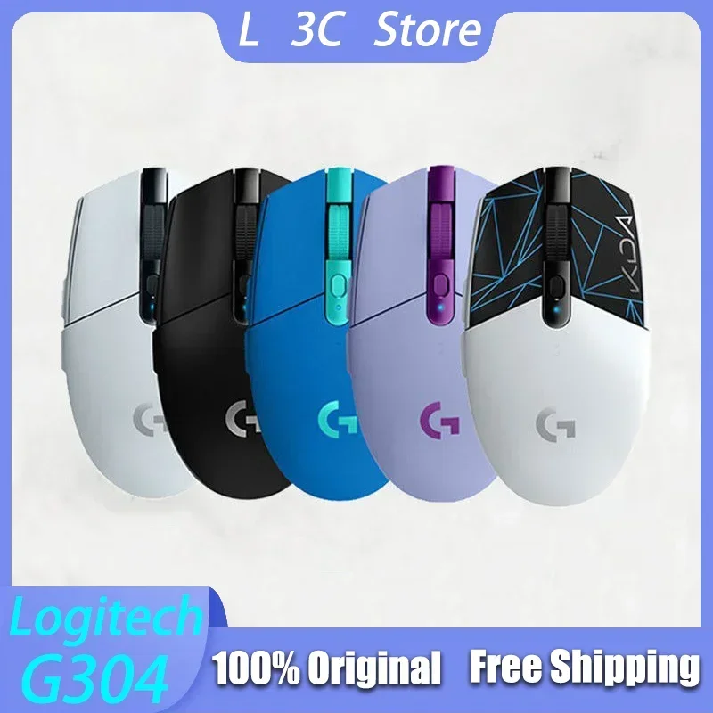 

Original Logitech G304 Wireless Gaming Mouse Usb Lightspeed KDA e-Sports 6 Programmable Buttons 12000dpi Ergonomic Gamer Custom