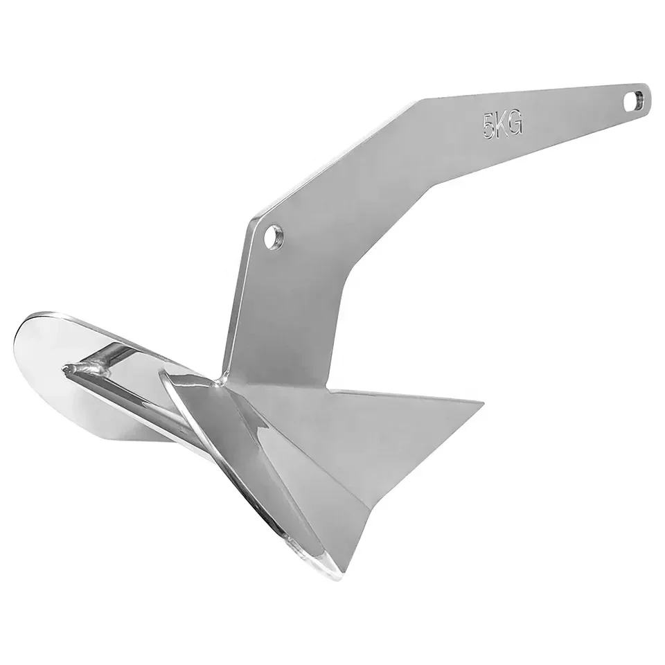 

Shenghui marine anchors 316 stainless steel polish boat 10Kg 15kg 20Kg Delta Bruce anchors