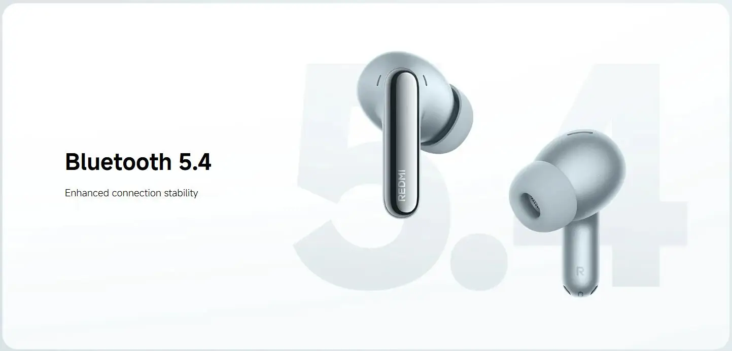 Xiaomi REDMI Buds 8 Pro Kabellose Bluetooth-Kopfhörer, Dreifach-Mikrofon mit bis zu 55dB Smart AI-Geräuschunterdrückung, Hi-Res Audio mit LDAC BT5.4 Kabellose Kopfhörer – Detail 22