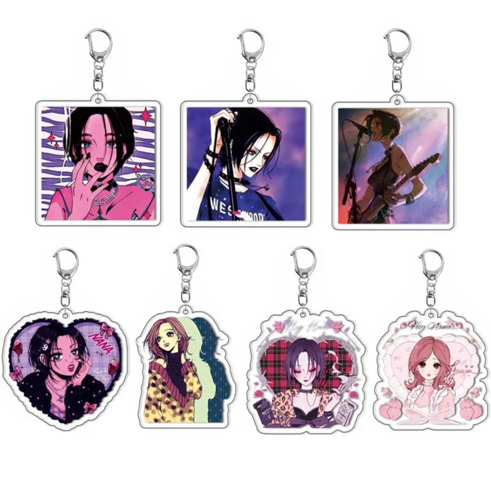 Anime NANA Manga Osaki Acrylic Keychains Ai Yazawa Osaki Serizawa Reira Okazaki Shinichi Figure Keyring Jewelry Fans Gifts