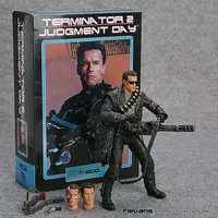 NECA Terminator 2: Judgment Day T-800 Arnold Schwarzenegger PVC Action Figure Collectible Model Toy 7\