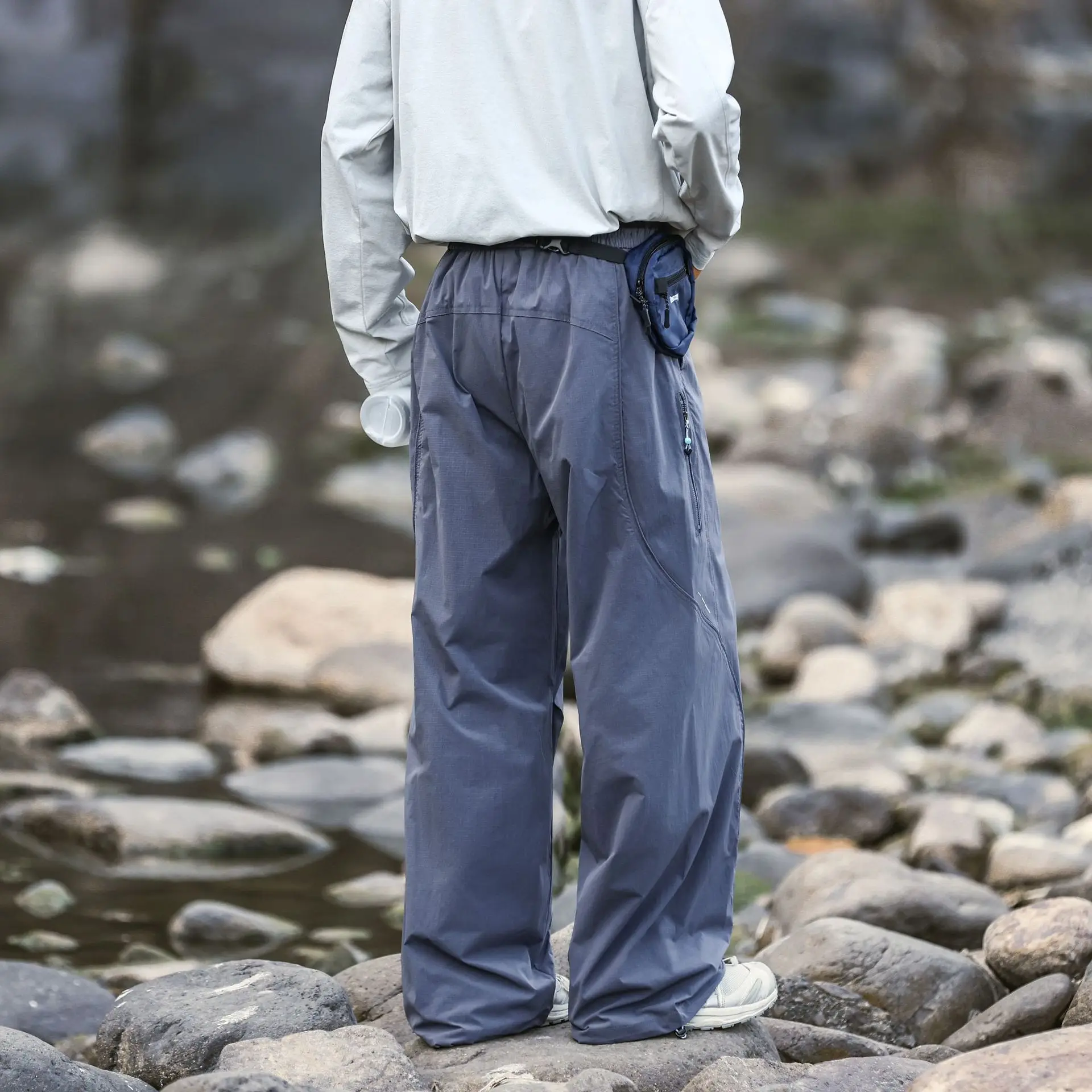 Outdoor Lightweight Cargo Pant Men Women Waterproof Quick Dry Sport Hiking Loose Casual Techwear Track Pant Joggers Trousers