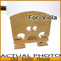 Genuine Aubert Viola Bridge for 4/4 Viola, 46mm/48mm, Hard Maple,Made in France